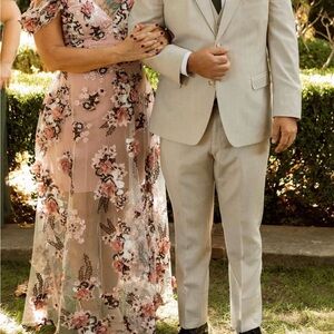 Dress the People Sidney floral appliqué embroidered dress XL slight alterations